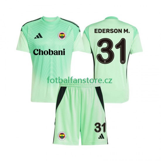 Dětský Brankářský Venkovní Dres Fenerbahce Ederson Moraes 31 2025-2026 Krátký rukáv