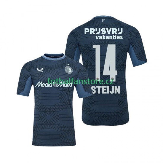 Muži Venkovní Dres Feyenoord Rotterdam Sem Steijn 14 2025-2026 Krátký rukáv