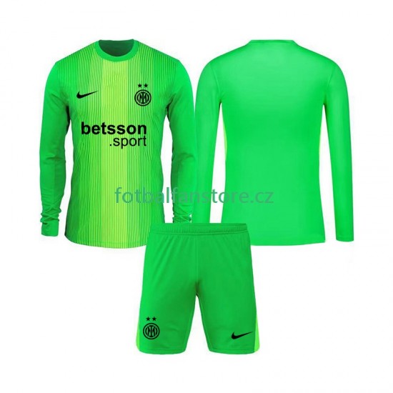 Dětský Brankářský Alternativní Dres Inter Milán 2025-2026 Dlouhými Rukávy Dětský Brankářský Alternativní Dres Inter Milán 2025-2026 Dlouhými Rukávy