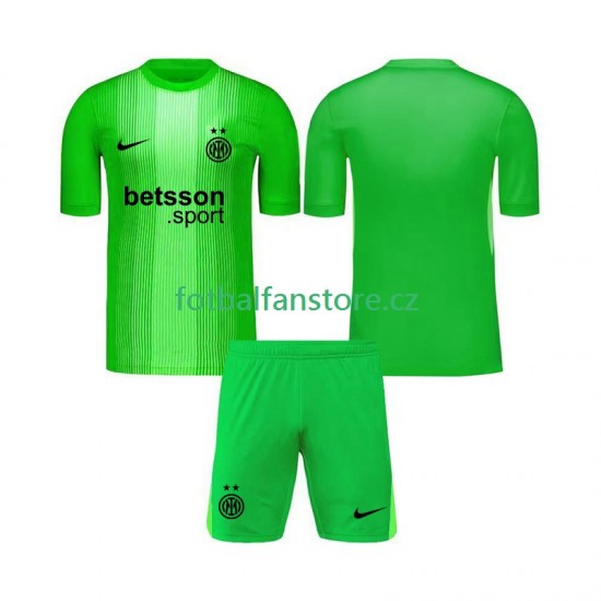 Dětský Brankářský Alternativní Dres Inter Milán 2025-2026 Krátký rukáv