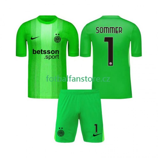 Dětský Brankářský Alternativní Dres Inter Milán Yann Sommer 1 2025-2026 Krátký rukáv