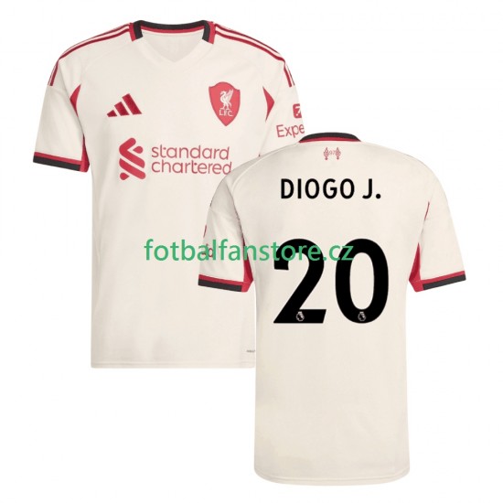 Muži Venkovní Dres Liverpool Diogo Jota 20 2025-2026 Krátký rukáv