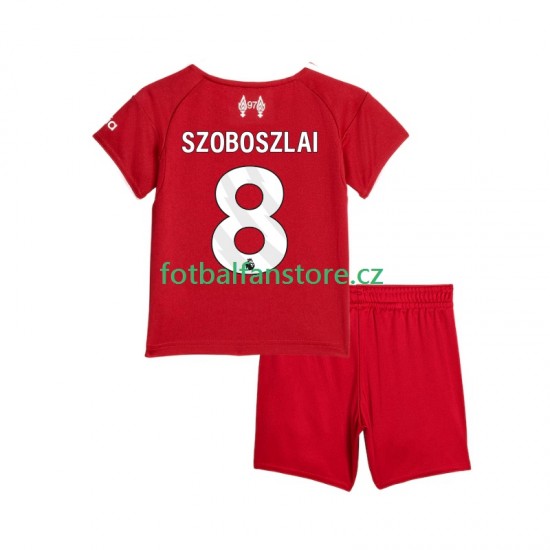 Dětský Domácí Dres Liverpool Dominik Szoboszlai 8 2025-2026 Krátký rukáv