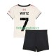 Dětský Venkovní Dres Liverpool Florian Wirtz 7 2025-2026 Krátký rukáv Dětský Venkovní Dres Liverpool Florian Wirtz 7 2025-2026 Krátký rukáv
