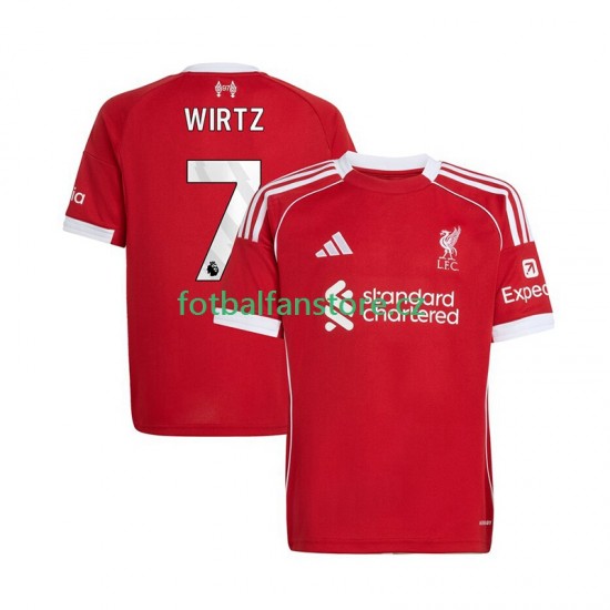 Muži Domácí Dres Liverpool Florian Wirtz 7 2025-2026 Krátký rukáv
