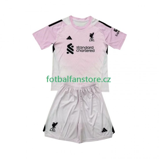 Dětský Brankářský Alternativní Dres Liverpool 2025-2026 Krátký rukáv Dětský Brankářský Alternativní Dres Liverpool 2025-2026 Krátký rukáv