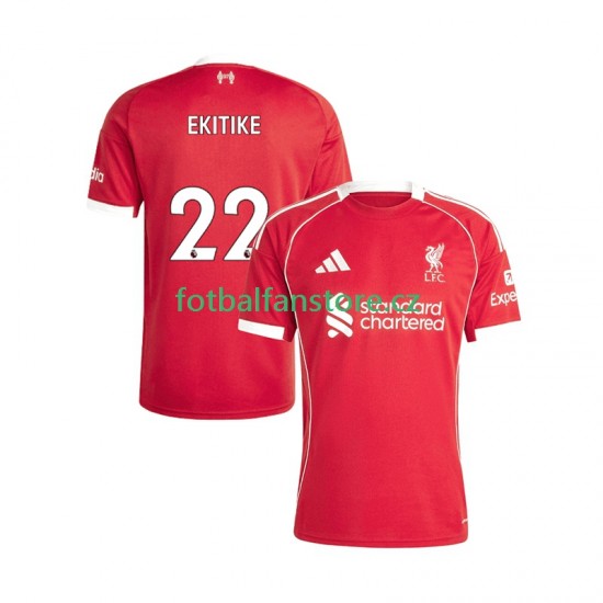 Muži Domácí Dres Liverpool Hugo Ekitike 22 2025-2026 Krátký rukáv