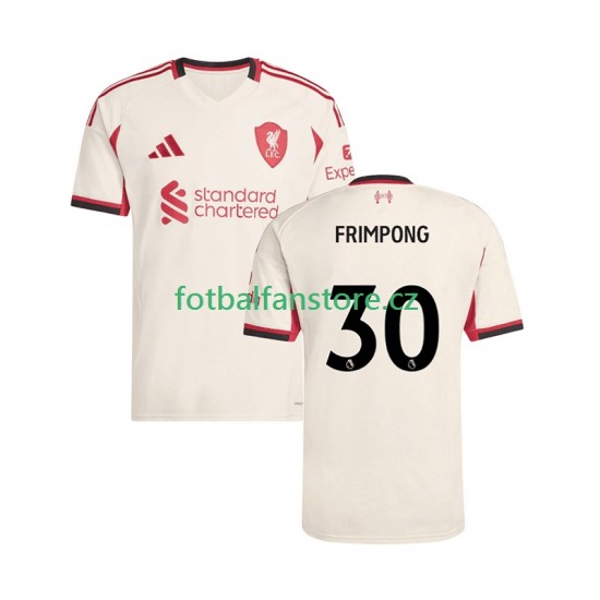 Muži Venkovní Dres Liverpool Jeremie Frimpong 30 2025-2026 Krátký rukáv
