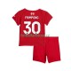 Dětský Domácí Dres Liverpool Jeremie Frimpong 30 2025-2026 Krátký rukáv Dětský Domácí Dres Liverpool Jeremie Frimpong 30 2025-2026 Krátký rukáv