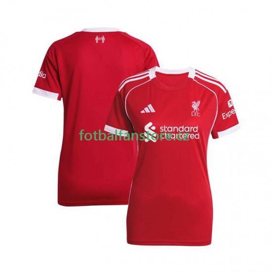 Ženy Domácí Dres Liverpool 2025-2026 Krátký rukáv
