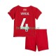 Dětský Domácí Dres Liverpool Virgil van Dijk 4 2025-2026 Krátký rukáv