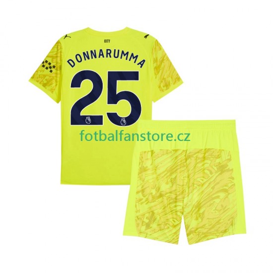 Dětský Brankářský Alternativní Dres Manchester City Gianluigi Donnarumma 25 2025-2026 Krátký rukáv