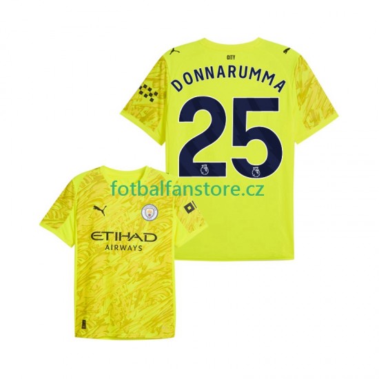 Muži Brankářský Alternativní Dres Manchester City Gianluigi Donnarumma 25 2025-2026 Krátký rukáv