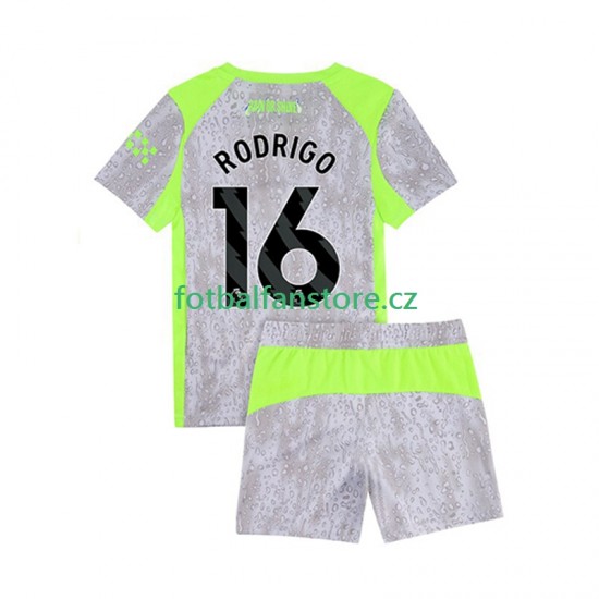 Dětský Alternativní Dres Manchester City Rodrigo Hernandez 16 2025-2026 Krátký rukáv Dětský Alternativní Dres Manchester City Rodrigo Hernandez 16 2025-2026 Krátký rukáv