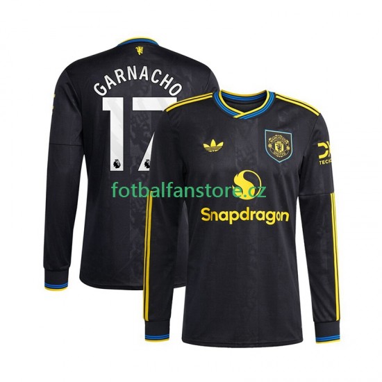 Muži Alternativní Dres Manchester United Alejandro Garnacho 17 2025-2026 Dlouhými Rukávy Muži Alternativní Dres Manchester United Alejandro Garnacho 17 2025-2026 Dlouhými Rukávy