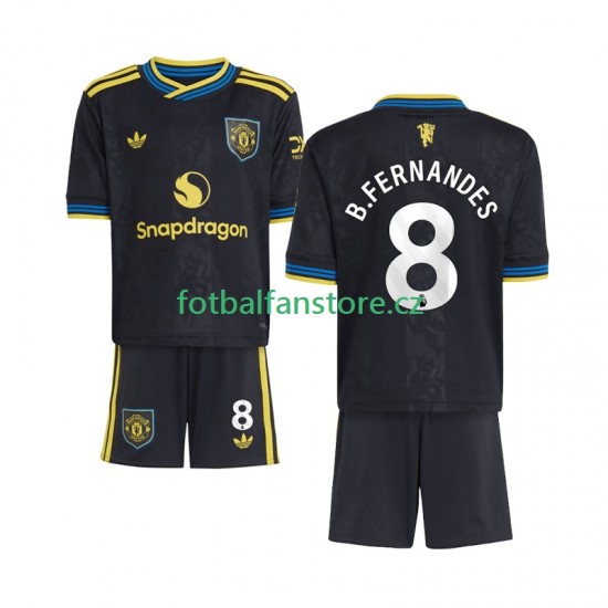 Dětský Alternativní Dres Manchester United Bruno Fernandes 8 2025-2026 Krátký rukáv