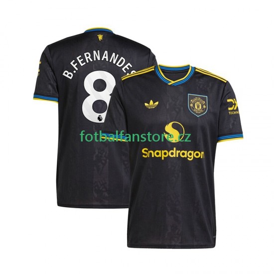 Muži Alternativní Dres Manchester United Bruno Fernandes 8 2025-2026 Krátký rukáv