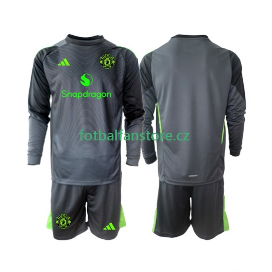 Dětský Brankářský Venkovní Dres Manchester United 2025-2026 Dlouhými Rukávy