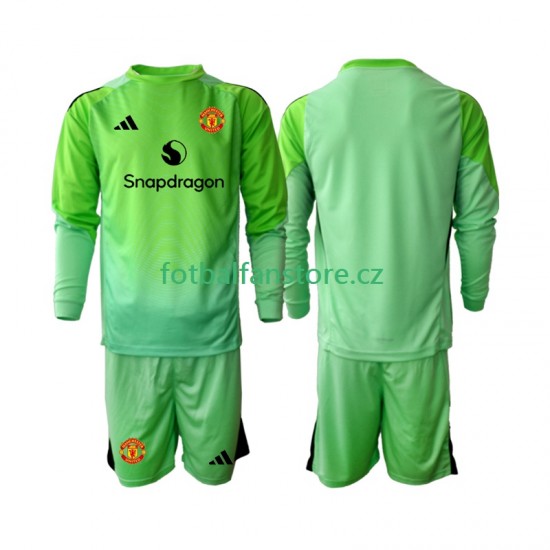 Dětský Brankářský Čtvrtý Dres Manchester United 2025-2026 Dlouhými Rukávy