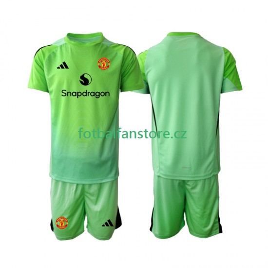 Dětský Brankářský Čtvrtý Dres Manchester United 2025-2026 Krátký rukáv