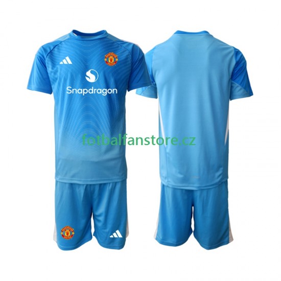 Dětský Brankářský Domácí Dres Manchester United 2025-2026 Krátký rukáv