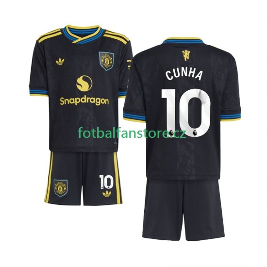 Dětský Alternativní Dres Manchester United Matheus Cunha 10 2025-2026 Krátký rukáv