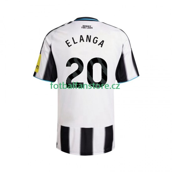 Muži Domácí Dres Newcastle United Elanga 20 2025-2026 Krátký rukáv