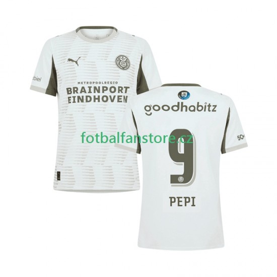 Muži Alternativní Dres PSV Eindhoven Ricardo Pepi 9 2025-2026 Krátký rukáv