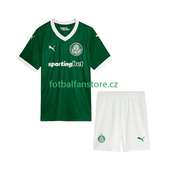 Dětský Domácí Dres Palmeiras 2025-2026 Krátký rukáv Dětský Domácí Dres Palmeiras 2025-2026 Krátký rukáv