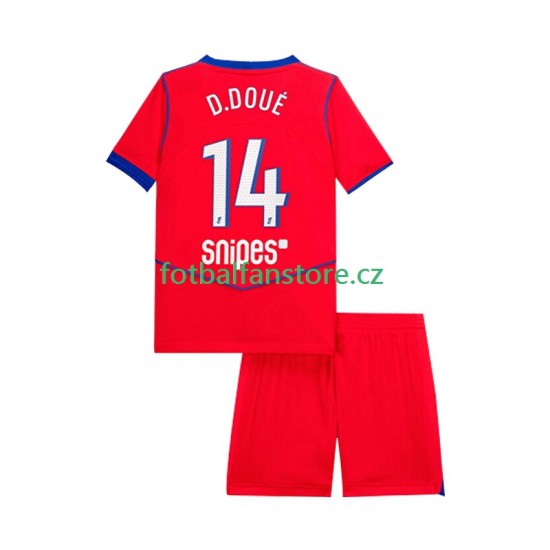 Dětský Alternativní Dres Paris Saint-Germain Desire Doue 14 2025-2026 Krátký rukáv