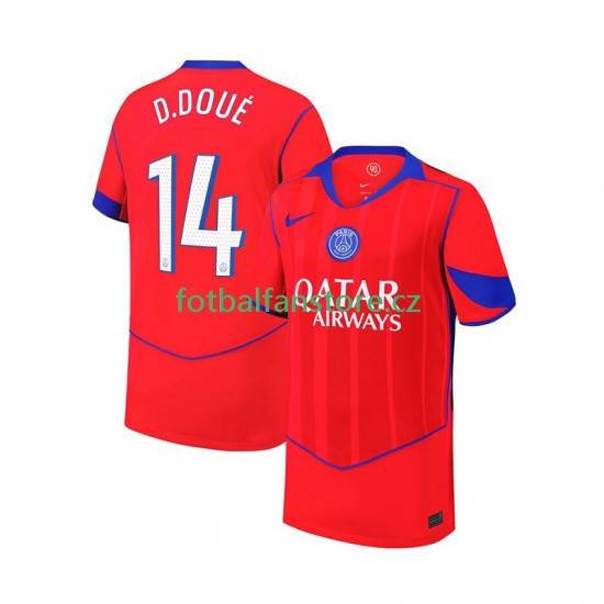 Muži Alternativní Dres Paris Saint-Germain Desire Doue 14 2025-2026 Krátký rukáv