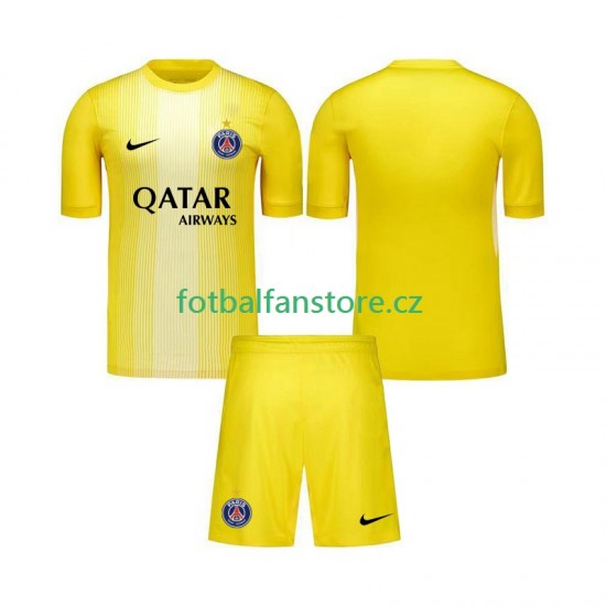 Dětský Brankářský Alternativní Dres Paris Saint-Germain 2025-2026 Krátký rukáv Dětský Brankářský Alternativní Dres Paris Saint-Germain 2025-2026 Krátký rukáv