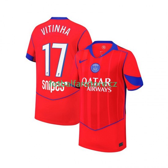 Dětský Alternativní Dres Paris Saint-Germain Khvicha Kvaratskhelia 7 2025-2026 Krátký rukáv