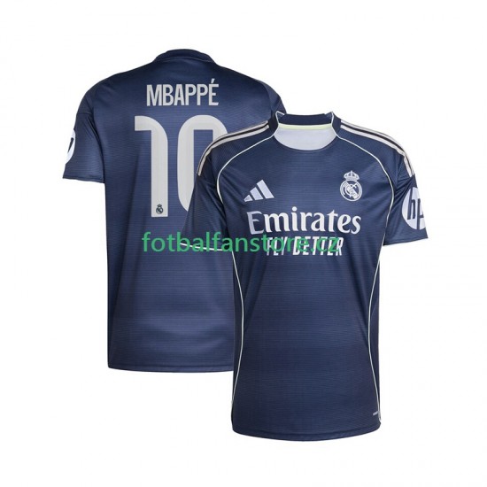 Muži Venkovní Dres Real Madrid Kylian Mbappe 10 2025-2026 Krátký rukáv