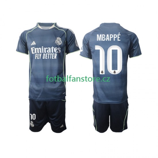 Dětský Venkovní Dres Real Madrid Kylian Mbappe 10 2025-2026 Krátký rukáv