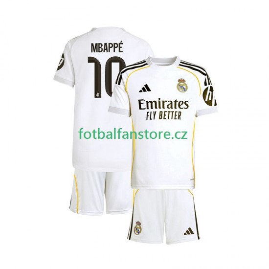 Dětský Domácí Dres Real Madrid Kylian Mbappe 10 2025-2026 Krátký rukáv
