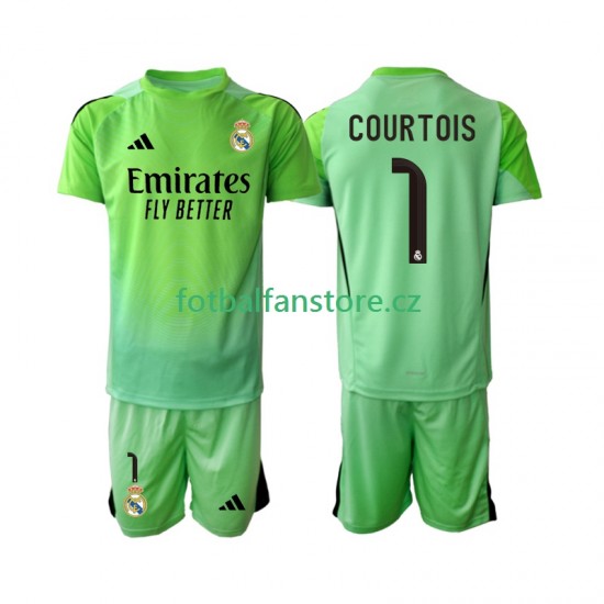 Dětský Venkovní Dres Real Madrid Thibaut Courtois 1 2025-2026 Krátký rukáv