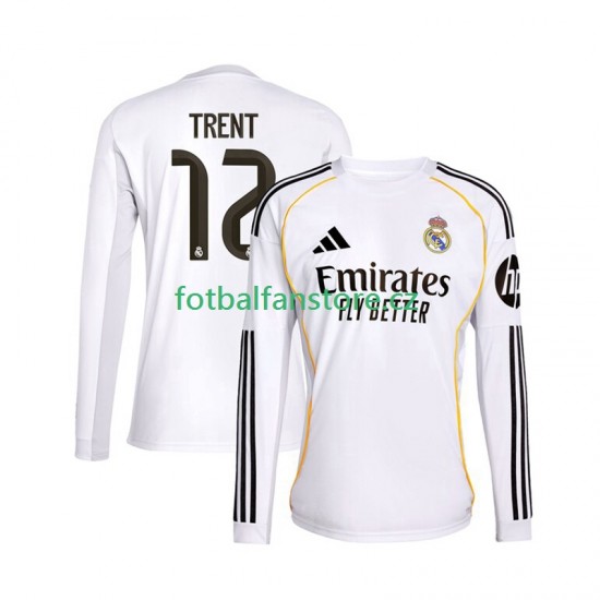 Muži Domácí Dres Real Madrid Trent Alexander-Arnold 12 2025-2026 Dlouhými Rukávy
