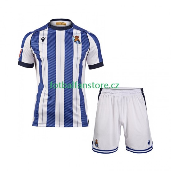 Dětský Domácí Dres Real Sociedad 2025-2026 Krátký rukáv