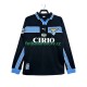 Muži Retro Venkovní Dres Lazio Řím 1998 1999 Dlouhými Rukávy Muži Retro Venkovní Dres Lazio Řím 1998 1999 Dlouhými Rukávy