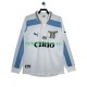 Muži Retro Venkovní Dres Lazio Řím 1999 2000 Dlouhými Rukávy Muži Retro Venkovní Dres Lazio Řím 1999 2000 Dlouhými Rukávy
