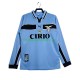 Muži Retro Domácí Dres Lazio Řím 1998 1999 Dlouhými Rukávy