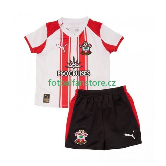 Dětský Domácí Dres Southampton 2025-2026 Krátký rukáv