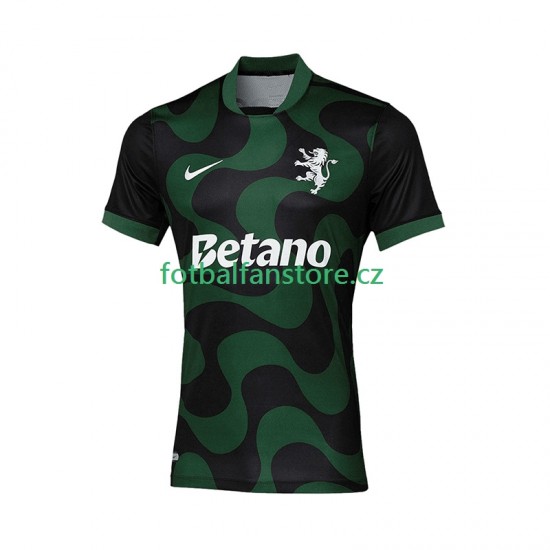 Muži Venkovní Čtvrtý Dres Sporting CP 2025-2026 Krátký rukáv