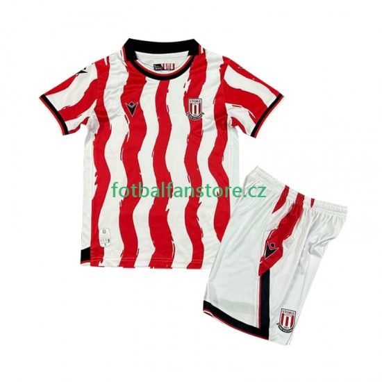 Dětský Domácí Dres Stoke City 2025-2026 Krátký rukáv