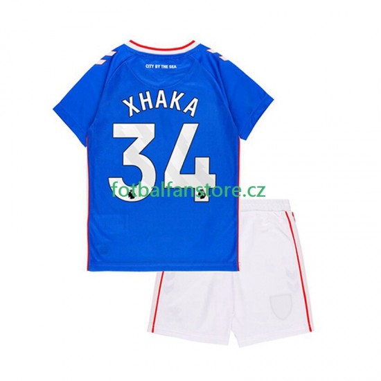 Dětský Venkovní Dres Sunderland Granit Xhaka 34 2025-2026 Krátký rukáv Dětský Venkovní Dres Sunderland Granit Xhaka 34 2025-2026 Krátký rukáv