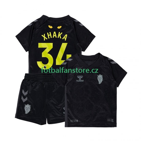 Dětský Alternativní Dres Sunderland Granit Xhaka 34 2025-2026 Krátký rukáv