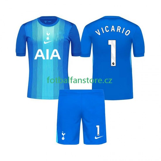 Dětský Brankářský Venkovní Dres Tottenham Hotspur Guglielmo Vicario 1 2025-2026 Krátký rukáv
