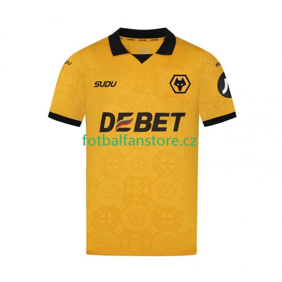 Muži Domácí Dres Wolverhampton Wanderers 2025-2026 Krátký rukáv Muži Domácí Dres Wolverhampton Wanderers 2025-2026 Krátký rukáv
