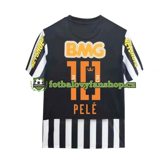 Muži Retro Venkovní Dres Santos PELE 10 2011-2012 Krátký rukáv Muži Retro Venkovní Dres Santos PELE 10 2011-2012 Krátký rukáv